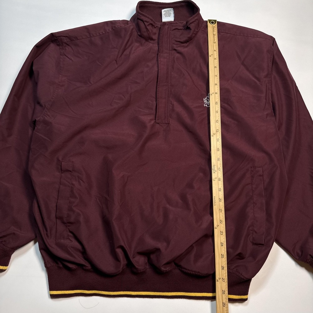 Arizona State Sun Devils Jacket Mens XL Red NCAA Football Campus Drive Pullover - Picture 5 of 8